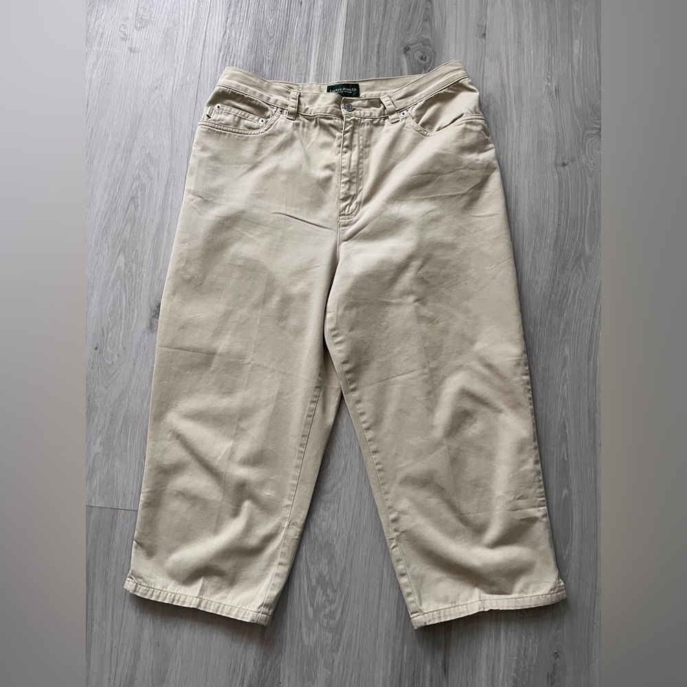 Ralph Laurent capri‎  Khaki Relaxed Trousers